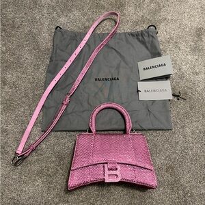 Balenciaga Crystal Hourglass XS  bag